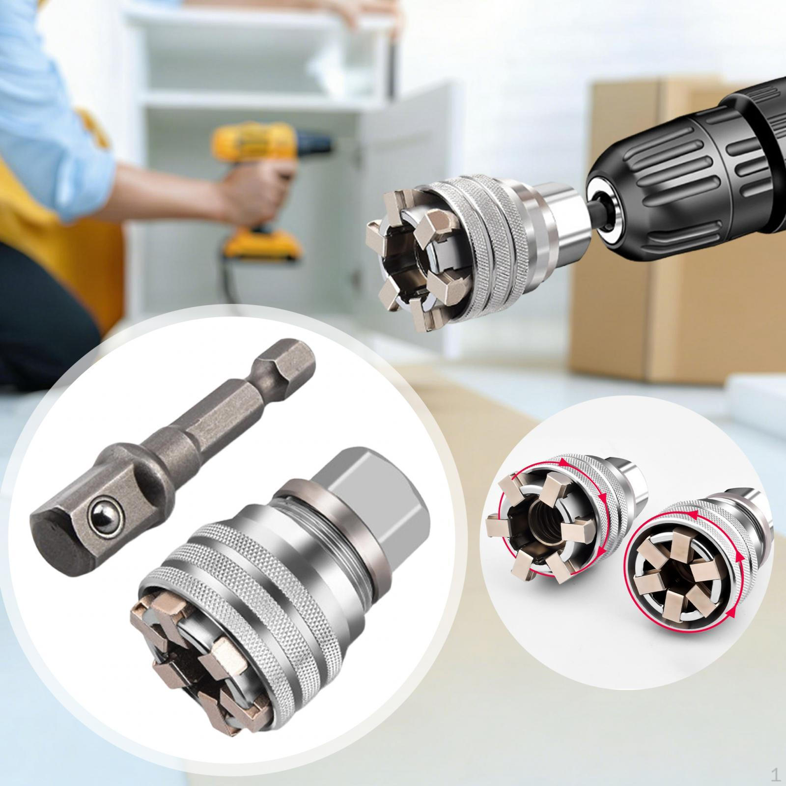 Adjustable Sockets Wrench 10-19mm Multifunctional Sleeve, Durability 3/8  Drive Premium Maintenance