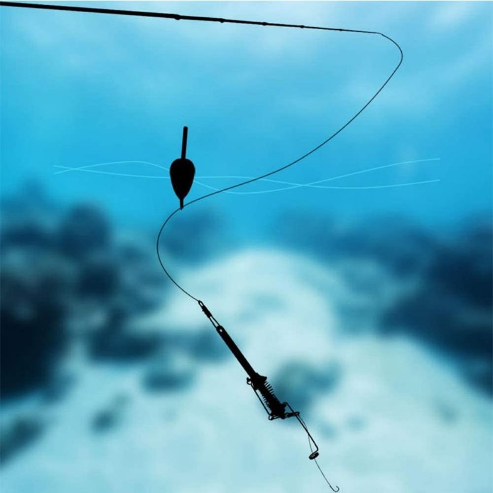 1pc Automatic Fishing Hook Trigger Stainless Steel Spring Fishhook Bait Catch Ejection Catapult Lazy Fishing Tackle
