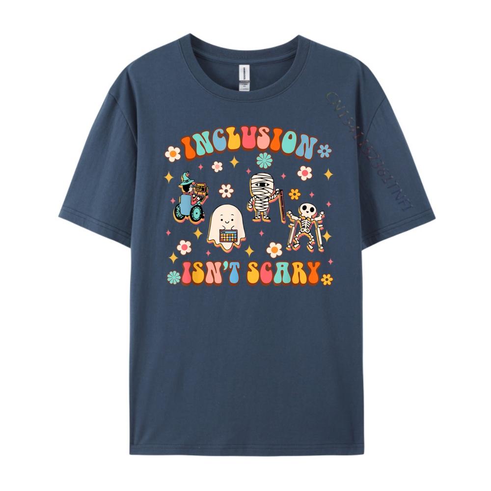 

Inclusion Isnt Scary Free Shippping Clothes T Shirt Man Christmas 4XL
