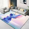 1pz Tappeto Area Tappeto Disney Lilo e Stitch Antiscivolo Lavabile a Mano Tappetino per Pavimento Adatto per Soggiorno Camera da Letto Decorazione Casa