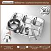 LYGIL 304 Stainless Steel Divided Meal Tray