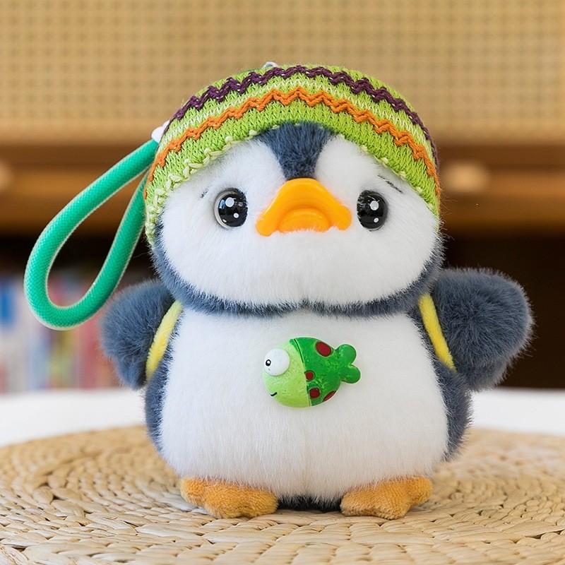 Penguin Plush Keychain With Polyester Fiber Filling For Kids And Gift Decor