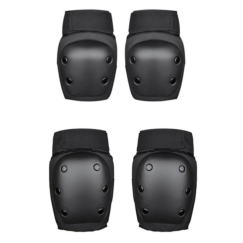 6-Piece Kids Adult Skateboard Roller Skating Cycling Scooter Protective Gear Set Knee Elbow Wrist Hand Shin Guards