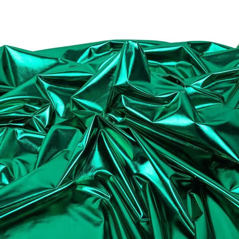150x50cm/Stück Spandex glänzender Stoff Heißprägestoff Hochzeitsdekoration Bühnenauftritt Kleiderstoff DIY-Material