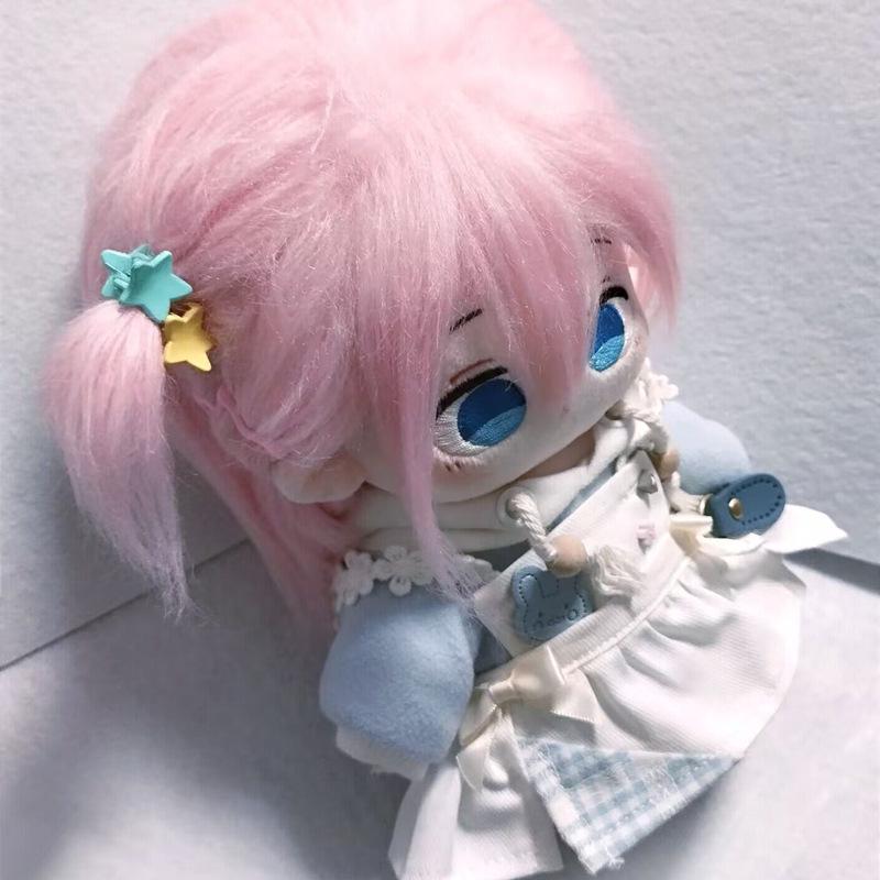 20cm Girl Doll Dress-Up Set - Cotton Outfits & Accessories for Female Friend Gift