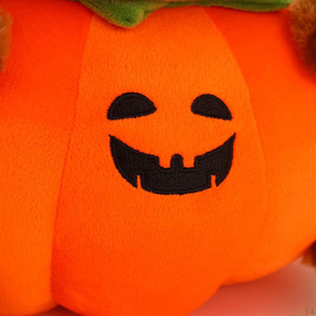 Capybara Plush Decor, Cute Stuffed Animal with Pumpkin Body for Boys Girls, Teens