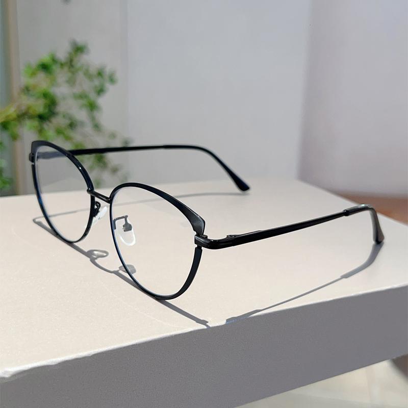 Women Cat Eye Glasses New Fashion Multi-color Rim Blue Light Blocking Sweet Eyeglasses Trendy Stylish Design Eyewear