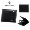 Baellerry Men Fashion Tri-fold Wallets Vintage Design Business ID Card Holder Zipper Coin Purse