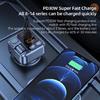 Bluetooth-compatible FM Transmitter for Car,PD30W QC3.0 USB Charging Car Adapter MP3 Music Player