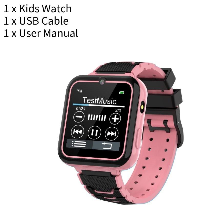 Kids Smartwatch Hd Touch Screen Games Music Two Way Call Calculator Flashlight