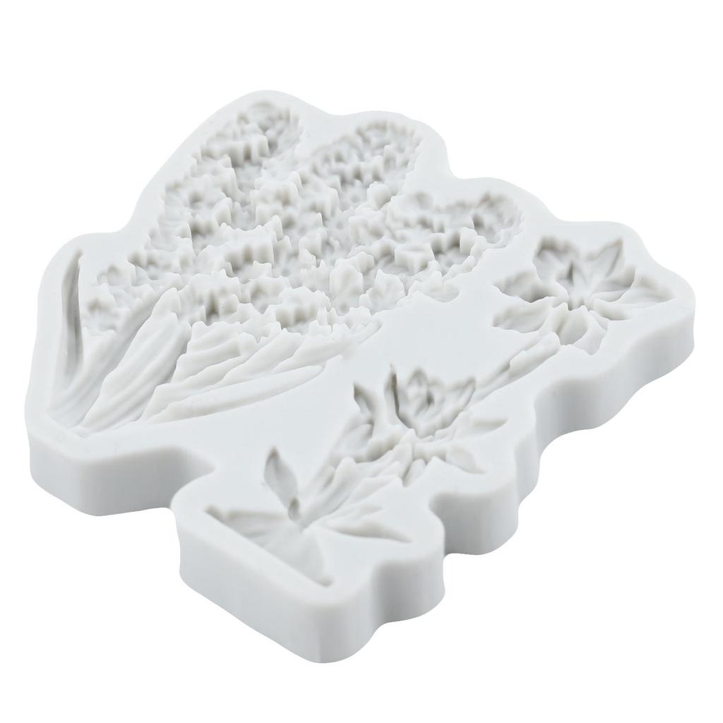 Flower Silicone Molds Flower Leaf Fondant Mold Cake Decorating Tools Cupcake Topper Chocolate Candy Craft Gum Paste Polymer Clay