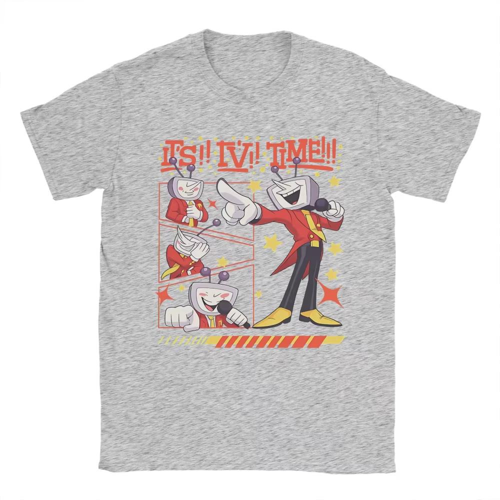 Deltarune Game Its Tv Time Oversized Unisex Tshirt Streetwear Trendy Cotton Newmodel Personality Clothes Y2k Short Sleeves