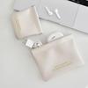 Portable Mini PU Makeup Bag with Automatic Closure for AirPods, Lipstick, and Miscellaneous Items