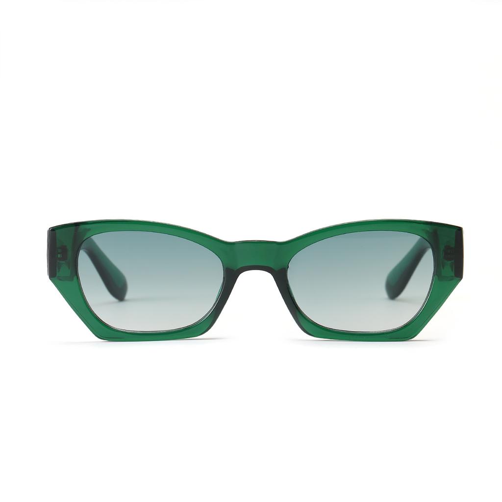 Brille 95154 Kleiner Rahmen Quadratisch Polygon Retro Rahmen Sonnenbrille Damen, Sonnenbrille Herren