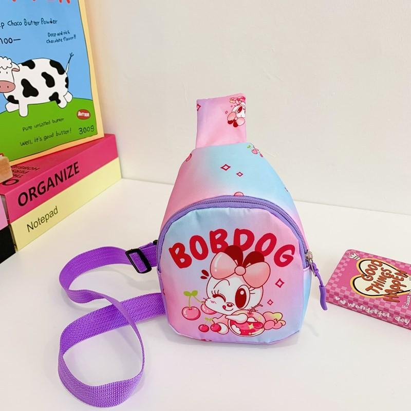 Print Delightful Anime Chest Bag For Children In Lovely Colors Perfect For Use Kindergarten