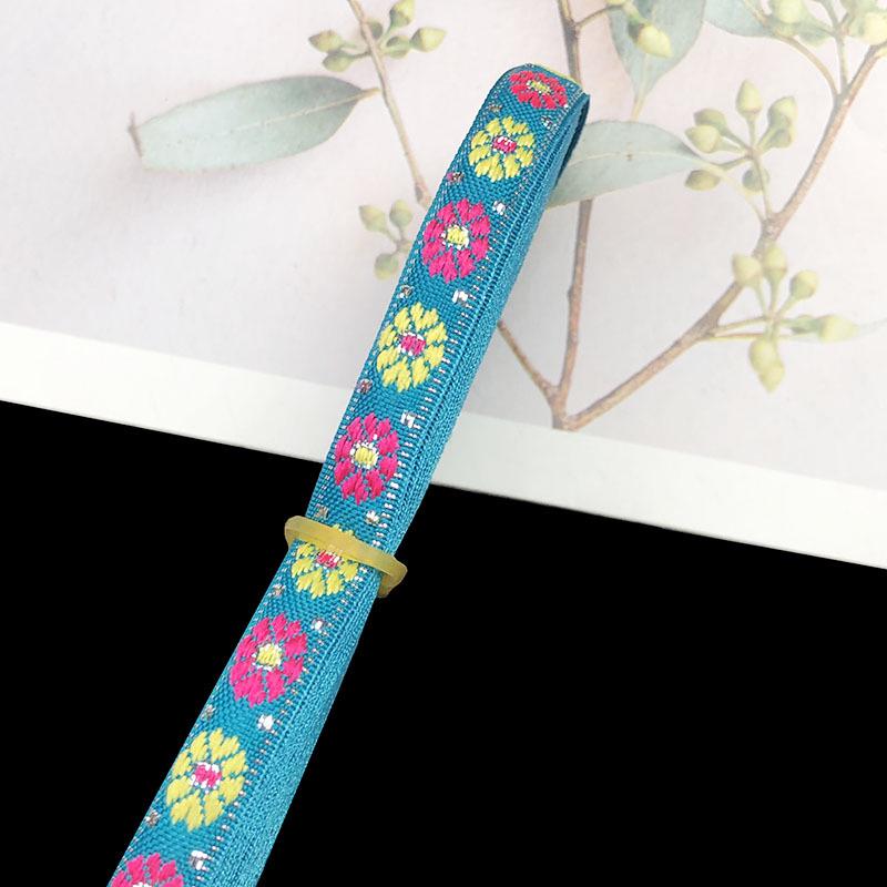 1cm Ethnic Embroidery Lace Trim for Dance Costume and Clothing Accessories
