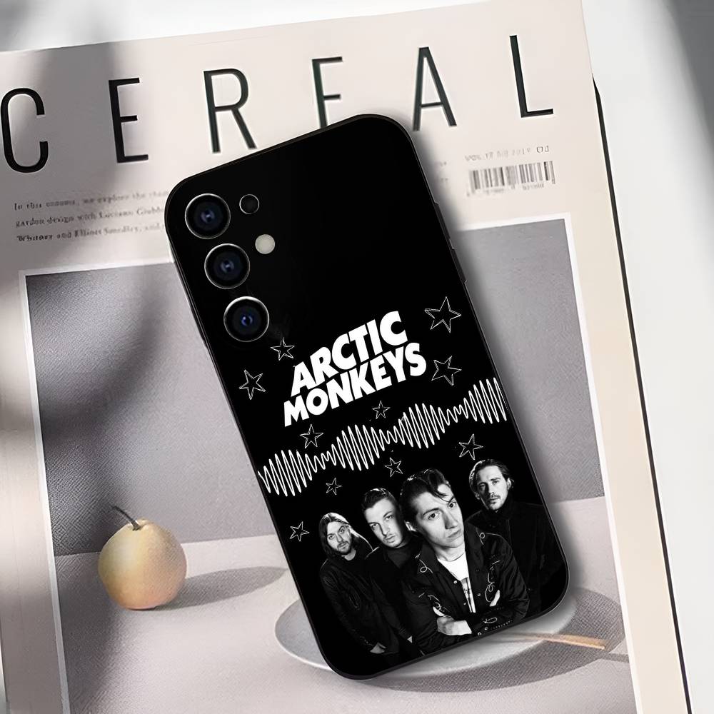 A-Arctic M-Monkeys Band Telefoonhoesje Voor Samsung S25,S24,S21,S22,S23,S30,Ultra,S20,Plus,Fe,Lite,Zwart Zacht Hoesje