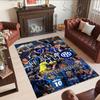 Inter Milan Personalized Text Area Rug Perfect for Dining Room Entryway Bedrooms Hallway Antislip Carpet Decorate Offices