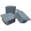 Internal Cap for Profile, Post, Roof 60X60, 100 PCS, GRAY
