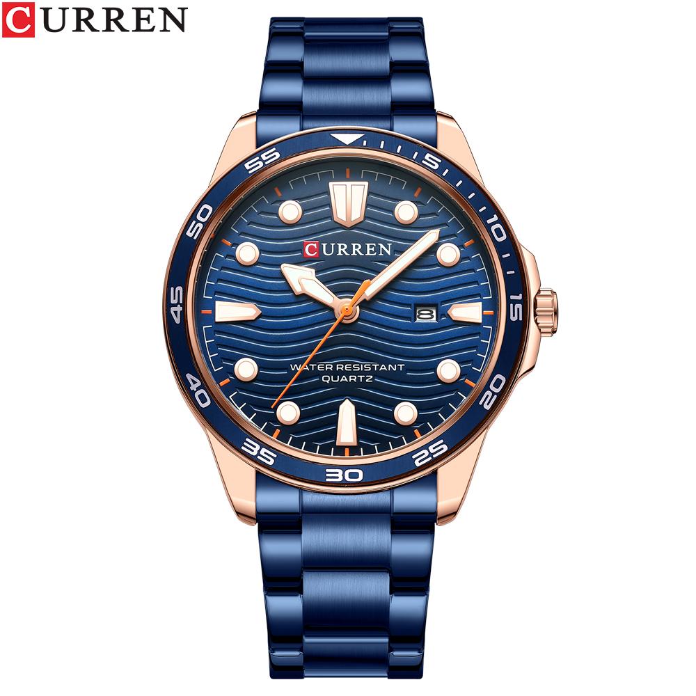 CURREN 8426 Fashion Business Men's WatchTop Luxury BrandQuartz Watch Stainless Steel Waterproof Luminous Watch Relogio Masculino