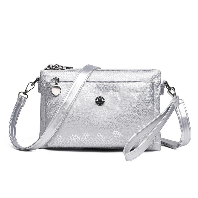 Women's bag new fashion wrist shoulder small square bag messenger mobile phone change bag