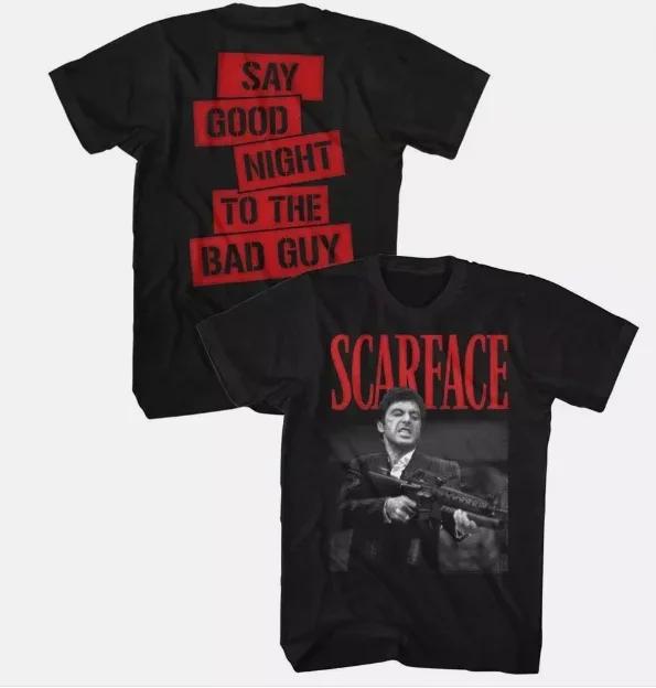 

Футболка Scarface Dakkadakka Black Официально лицензированные футболки групп Летняя футболка с коротким рукавом Хлопок Мужская одежда 3XL