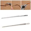 Leather Lacing Pin Metal Handmade DIY Leather Tool Heavy Duty Hand Sewing Long Leathercraft Tool for Repair Baseball Gloves