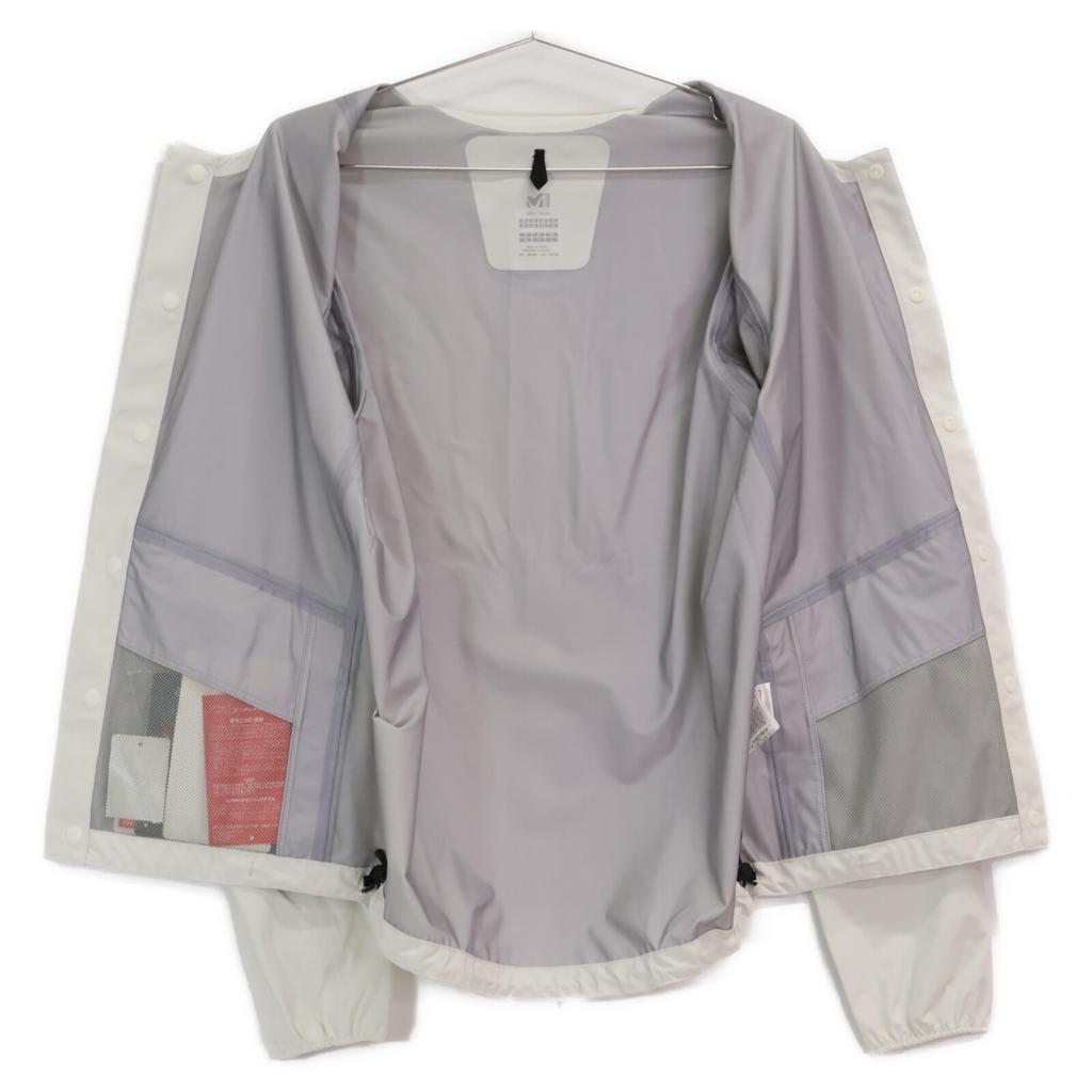 MILLET Off-white nylon Typhoon 5000 collarless jacket Jacket S off whiteUsed