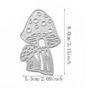 Mushroom Metal Cutting Dies for Card Making Scrapbooking Paper Craft Template