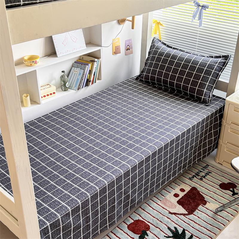 Bed Top Sheet for Single,Modern Soft Polyester Flat Sheet,Home Bed Linens,Kids Adult Student Dormitory Bedspread