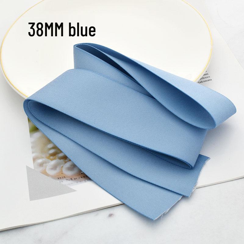 38MM Korean Matte Cotton Ribbon Hair Accessories for DIY Clips