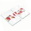 Decorative Glass Kitchen Boards for Cutting Strawberries and Water 2X30X52 Cm