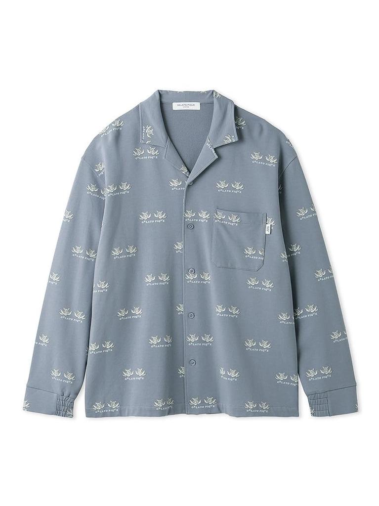 Gelato Pique KOUSUKE Shimizu HOMME Motif Shirt PHCT241974 Blue Men's