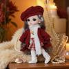 17cm Nuova Bambola Mini Bjd Articolata Bambina Principessa Giocattolo Occhi Grandi 3D Bella Bambola Giocattolo Fai da Te con Vestiti Vestire Bambola Moda 1/12