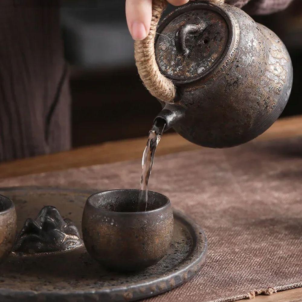 Japanese Stoneware Tea Cup 80ml Coffee Mug Kung Fu Tea Set Master Cup  Afternoon Tea