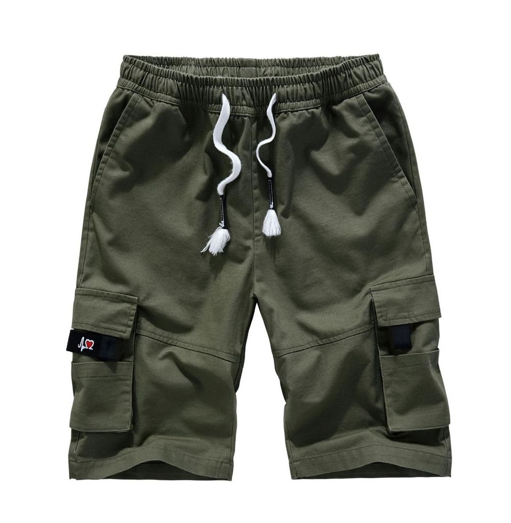 Summer Mens Work Cargo Shorts With Cotton Fabric For Casual Urban Style