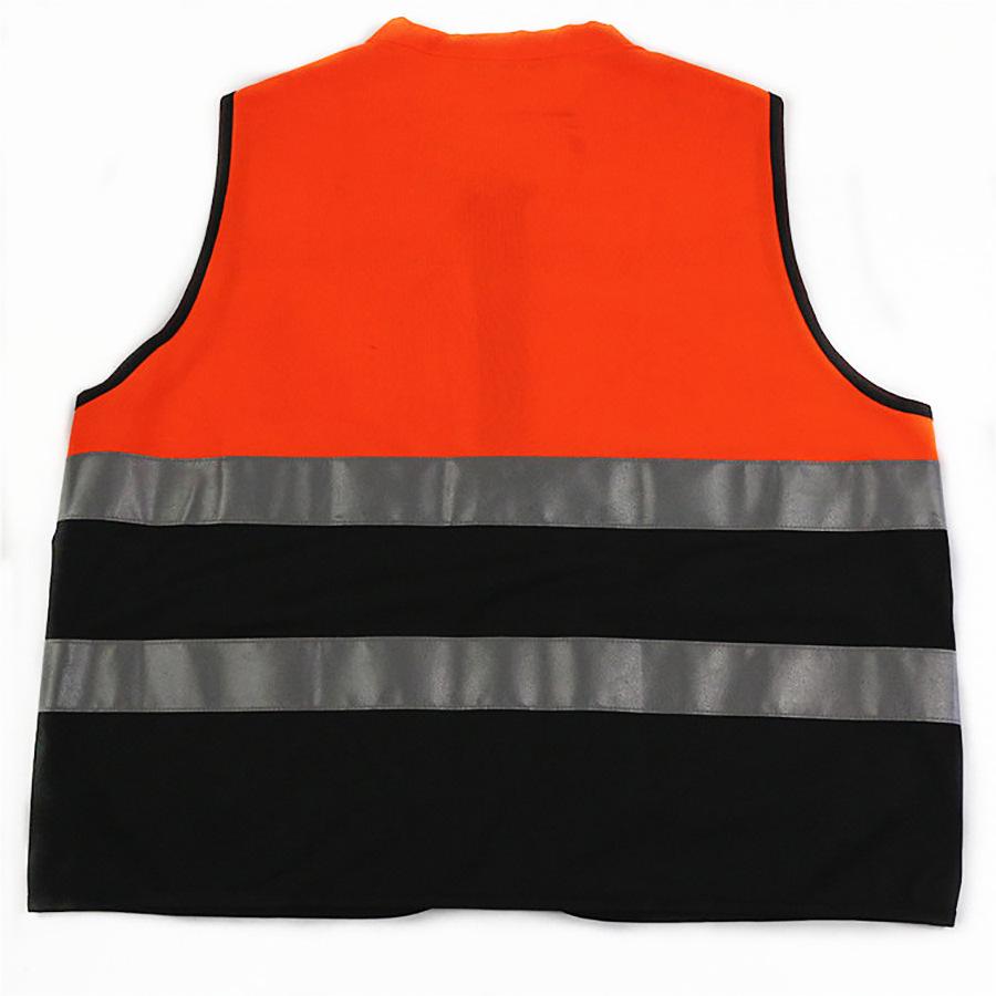 Color-block Reflective Safety Vest for Construction, Cycling, and Sanitation Workers