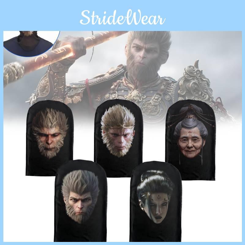 Unique Black Myth Wukong Hooded Mask Comfortable Sun Wukong Face Protector For All Occasions
