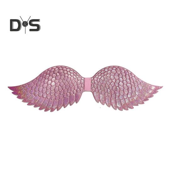 

Костюм ангельских крыльев, реквизит для нарядов для женщин, детские радужные крылья пикси, костюм на Хэллоуин, крылья феи для фестивалей, фотография розовый