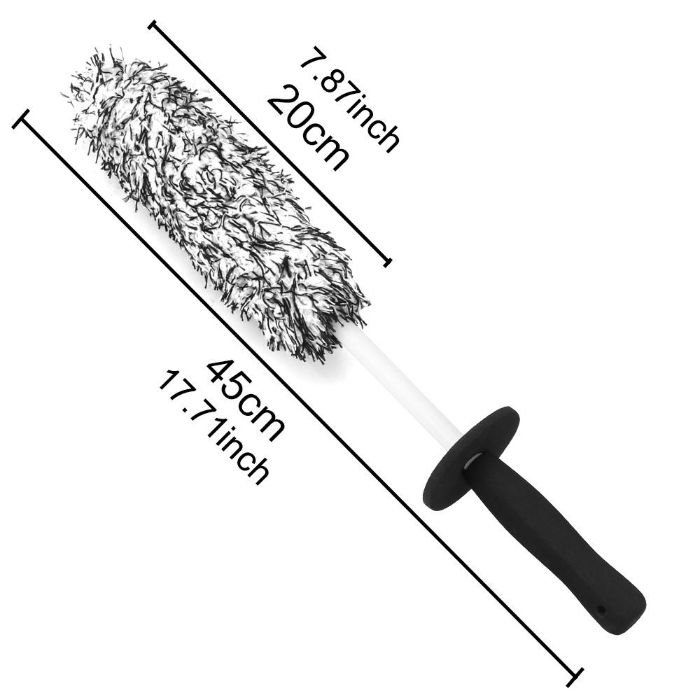 Radreifenbürste Autowäsche Rutschfester Griff Staubentferner Reifenreinigungswerkzeuge Universal-Autoreinigungsbürste