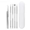4-11Pcs Ingrown Hair Tweezers Acne Blackhead Removal Needles Black Dots Cleaner Deep Cleansing Pore Cleaner Face Skin Care Tools 3