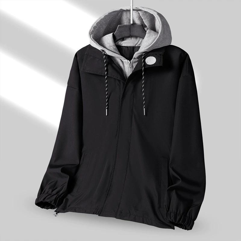 

Весна и осень корейская повседневная мужская зимняя куртка мужская одежда S чёрный