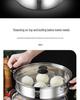 Thickened 304 Stainless Steel Soup & Milk Pot with Steamer for Induction & Gas Cookers