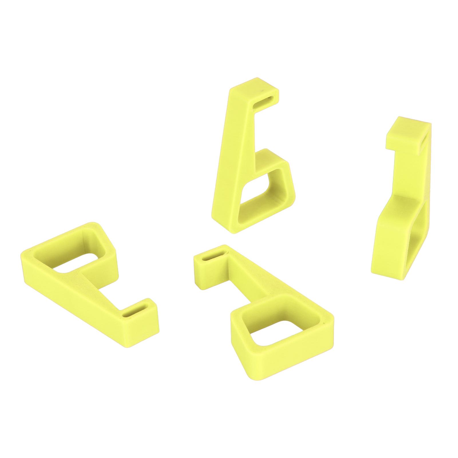 Piedini di Raffreddamento per Console di Gioco Antiscivolo Stabili Piedini di Supporto per Console di Gioco Supporto per Console PS4 giallo