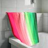 Colorful Stripe Beach Towel Unisex Absorbent Polyester For Beach Pool Camping Birthday Gift Summer Essential