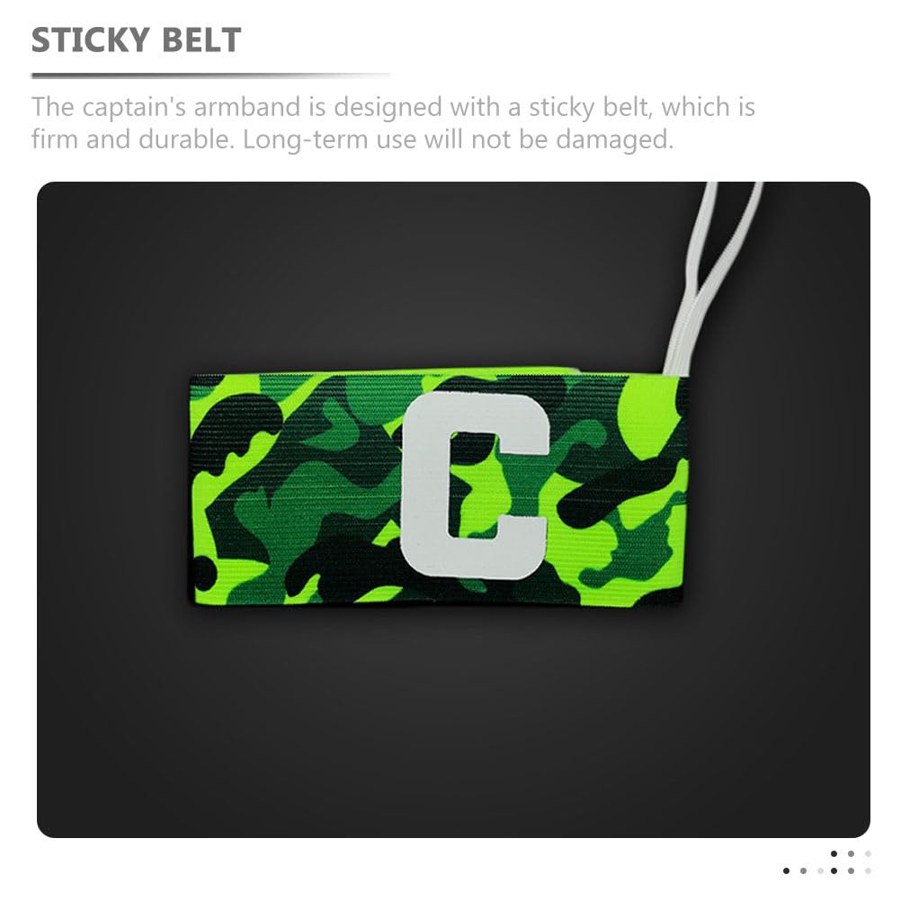 iplusmile Captain Set of Soccer Football Sports Soccer Durable Elastic Nylon for Competitions Armbands, 3, C, Armbands, Armbands, Armbands, Marks,