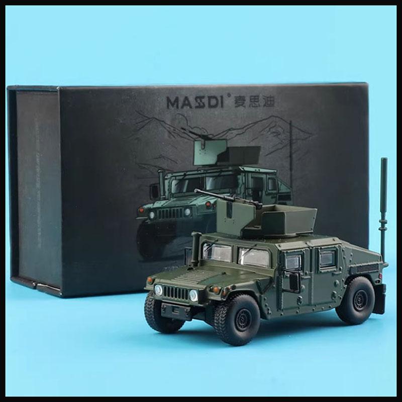 MASSDI 1/64 H1 M1151/Gaz Tiger PANZER Legierung Militär Modellauto Erwachsenen Klassische Sammlung Ausstellungsstück Geschenk Souvenir Jungen Spielzeug
