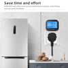 Digitaler Temperaturregler LCD Thermostat Schalter Steckdose EU Stecker Temperaturregelung Timer Steckdose Heizen Kühlen Tag&Nacht Steuerung