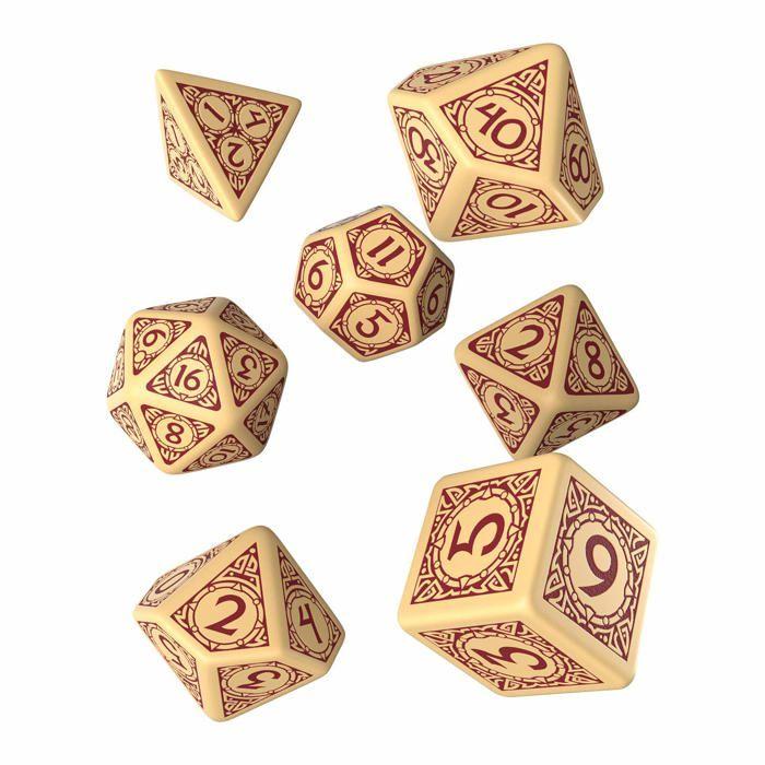 Coffret Multi-jeux - Q WORKSHOP - QWOVIK87 - 7 Pièces - Polyhédral - Multicolore
