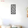1pc Metal Wall Art Flower Pattern Elegant Home Decor Living Room Ornament Garden Decoration